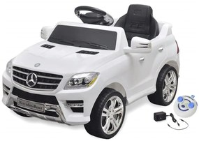 vidaXL Speelauto Mercedes Benz ML350 wit 6 V met afstandsbediening