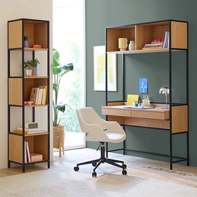 Bureau met legplanken, 2 lades + 2 nissen, Volga