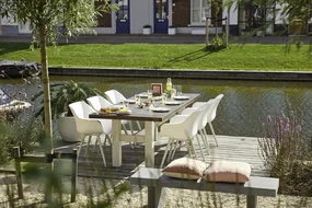 Hartman Sophie Studio dining armstoel - White - Alu poot
