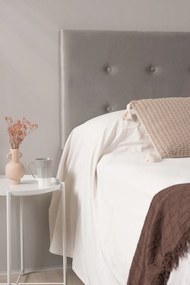 Hoofdbord  Button fluweel voor bedden van 90 cm en 80 cm