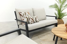 Boston/Mindo stoel - 2-zitsbank loungeset - 5-delig