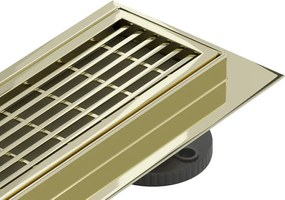Mexen Flat M33 lineaire afvoer 90 cm, goud - 1533090-15