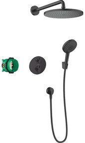 Hansgrohe Croma showerset compleet inbouw raindance powderrain 240 - mat zwart 27961670