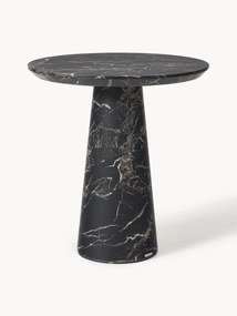 Ronde eettafel Disc in marmerlook, Ø 70 cm