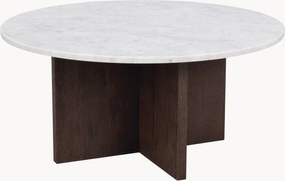 Ronde salontafel Brooksville met marmeren tafelblad