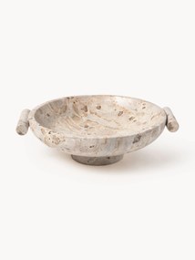Decoratieve schaal Fossil van marmer