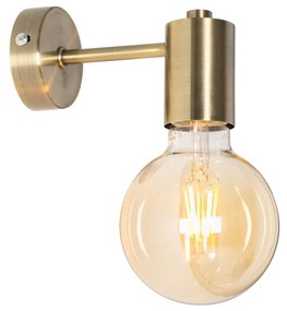 Industriële wandlamp brons 13cm - Facil