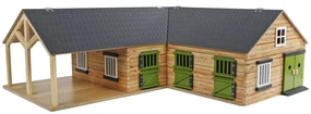 Kids Globe Paardenstal 1:24 grijs