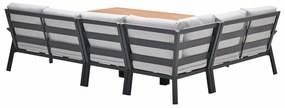 Garden Impressions Lissabon lounge dining set 5-delig - valley sand