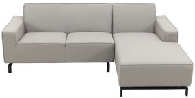 Boavista Sunbrella loungebank chaise longue - Nature Grey - 2-delig - links