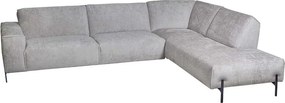 Hoekbank - Höft - rechts - stof Fusion grijs 149