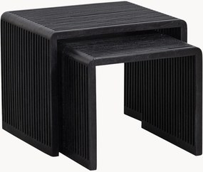 Bijzettafel Willa van teakhout, 2-delig