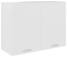 vidaXL Hangkast Lyon 80x31x60 cm bewerkt hout wit