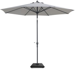 Camello Valerio Stokparasol M (excl. Voet) Aluminium Grijs