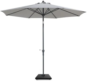 Camello Valerio Stokparasol M (excl. Voet) Aluminium Grijs
