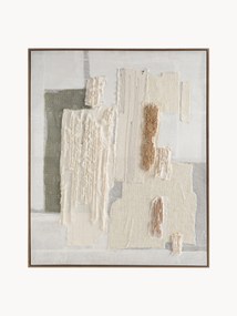 Handbeschilderde canvasdoek Tucman met houten frame