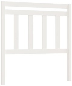 vidaXL Hoofdbord 96x4x100 cm massief grenenhout wit