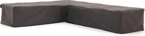 Tuinmeubelhoes geschikt voor Hoek loungeset | Kees Smit  | Kunststof | Grijs - Antraciet | 270x92cm | Kees Smit Tuinmeubelen