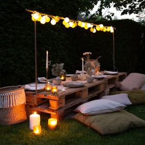 Cotton Ball Lights Outdoor lichtslinger - Starter Kit - Jardin