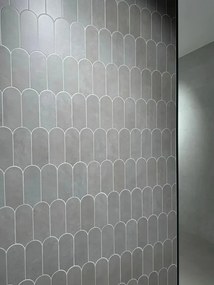 Jabo Alure wandtegel grijs visschub 8x21.5cm