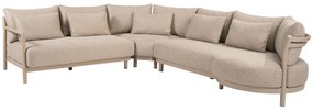 4 Seasons Outdoor Mykonos chaise loungebank SALE Loungebank   beige weerbestendig
