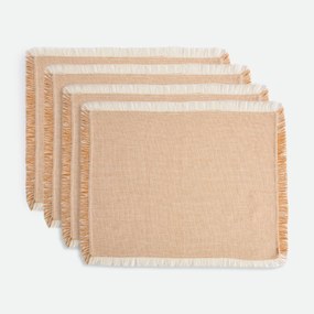 Placemats in geweven-geverfd katoen, Navao