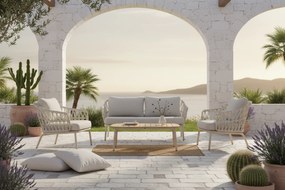 Stoel en Bank Loungeset 5 personen Rope Taupe  Coco Barcelona