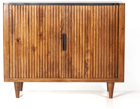 Eleonora Carter Retro Dressoir Mangohout 105 Cm - 105x41x85cm.