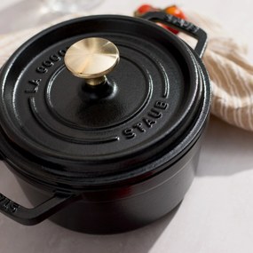 Staub La Cocotte Cocotte 16 cm / 1,25 l, Rond, Zwart - La Cocotte - Staub