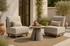 Loungeset tuin 6 personen Rope Taupe  Santika Furniture Santika
