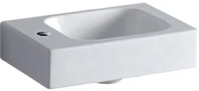Geberit Icon fontein 38x28x13.5cm 1 wasbak 1 kraangat Links zonder overloopgat vuilafstotend Keramiek Wit glans 124836600