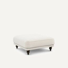 Voetenbank van fluweel chenille, Lazare