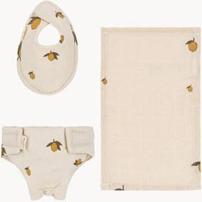 Poppenverzorgingsset Lemon met tas