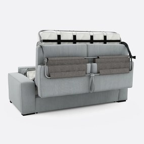 Slaapbank fijn ribfluweel Premium HR Cecilia