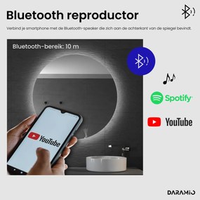 Atypische spiegel met LED-verlichting G10