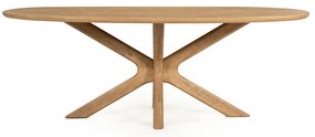 Eleonora Tycho Eettafel Kruispoot Eiken 210 - 210 X 110cm.