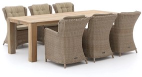 Intenso Milano/ROUGH-X 240cm dining tuinset 7-delig