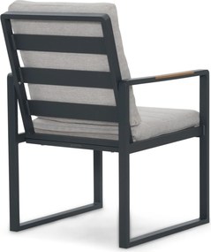 Tuinstoel Aluminium Grijs-antraciet Lifestyle Garden Furniture Alessio  antracite