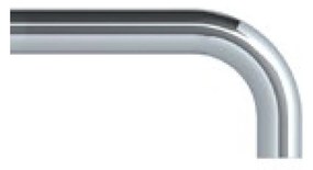 Hotbath Buddy Gebogen Uitloop 25cm Chroom B095-25J