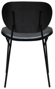Dan-Form Clementina Design Eetkamerstoel Zwart Essenhout En Leer