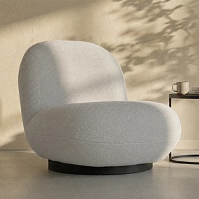 Organische Fauteuil Kiezel Boucle