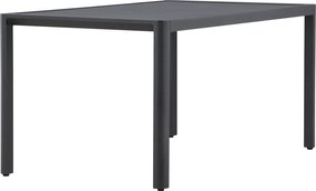The Outsider Tuintafel Cas Zwart – rechthoekige Aluminium tuintafel 150 x 85 cm