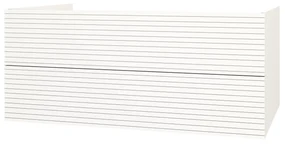 Sanigoods Maisy onderkast met ribbelfront 120cm wit