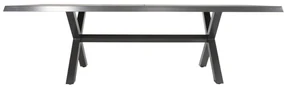 Lesli Living  Tuintafel - Castilla - Kruispoot - Negro - 240 cm - Lesli Living