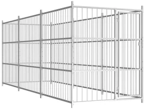 vidaXL Hondenkennel voor buiten 450x150x185 cm