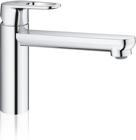 Grohe Start Flow Quickfix keukenmengkraan met middelhoge uitloop chroom