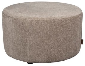 Dutchbone Rocca Cappuccino Ronde Hocker Cappuccino