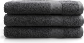 Handdoek Hotel Collectie - 70x140 - 3 stuks - antraciet