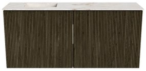 Mondiaz Joya DLux 90cm toiletmeubel shadow met wastafel faye links zonder kraangat frappe