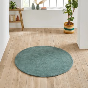 Rond vloerkleed in getuft kant Renzo, groot model